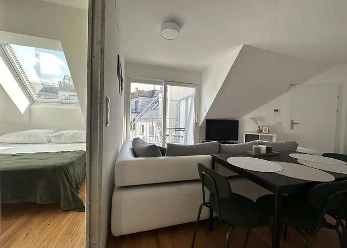 Feelhome-dachterrasse-4 Gaeste-wifi Apartmán