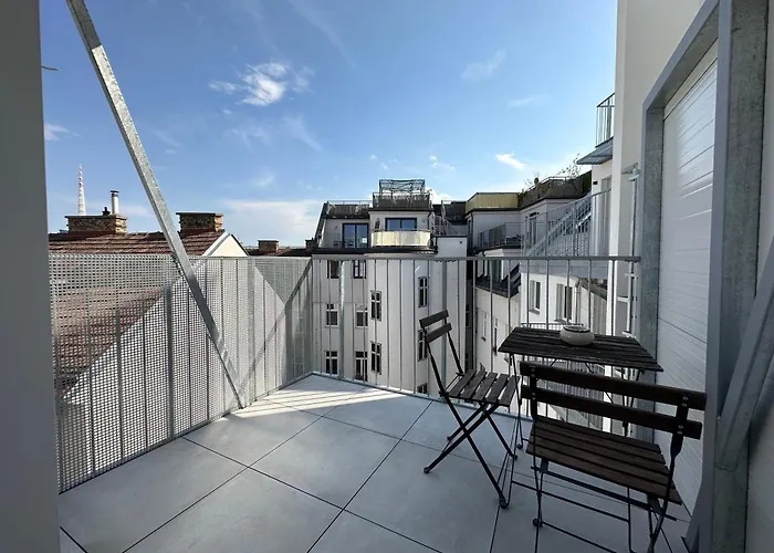 Feelhome-dachterrasse-4 Gaeste-wifi Apartmán Vídeň