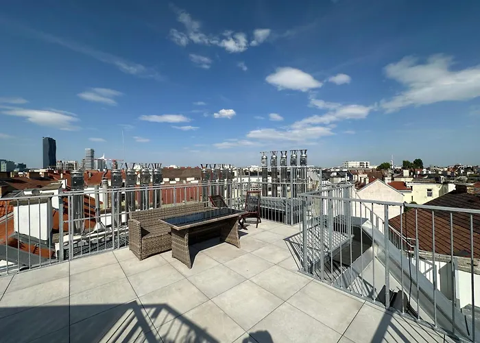 Feelhome-dachterrasse-4 Gaeste-wifi Apartmán